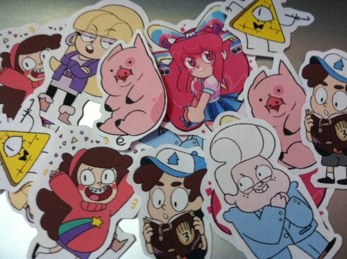 Gravity falls stickers! $1.00 Or buy them as a set!  This all started cause I wanted to draw giffany