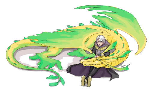 Commission of Henry with dragon!Nowi this time. =)My commission info.