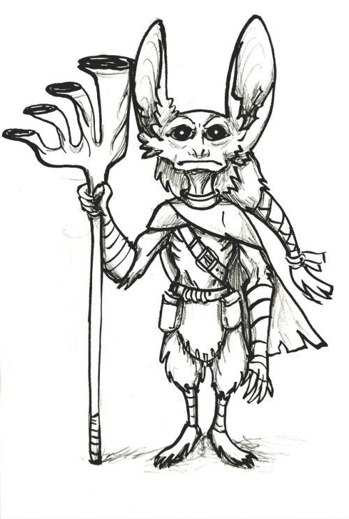 Goblin week 2! A watchful scout.