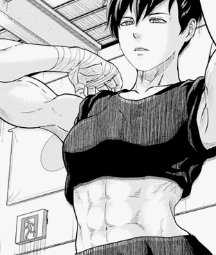 grass-skirt:Appreciation post for buff women in manga (full screen for source) AKA: draw strong wome