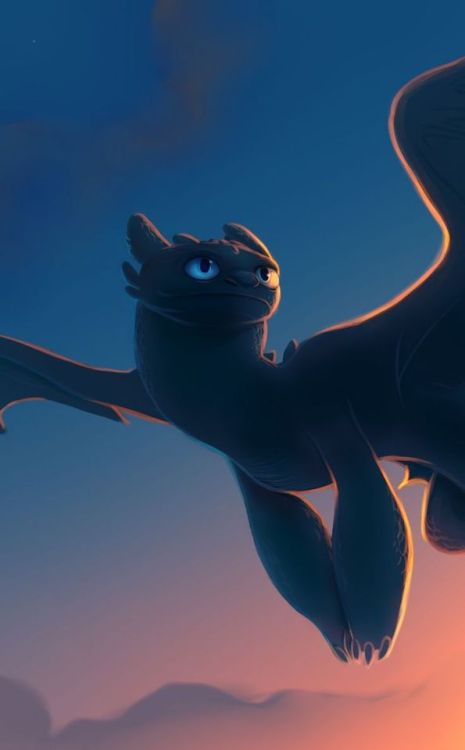 Toothless, movie, How to Train Your Dragon, 2019, artwork, 950x1534 wallpaper @wallpapersmug : https