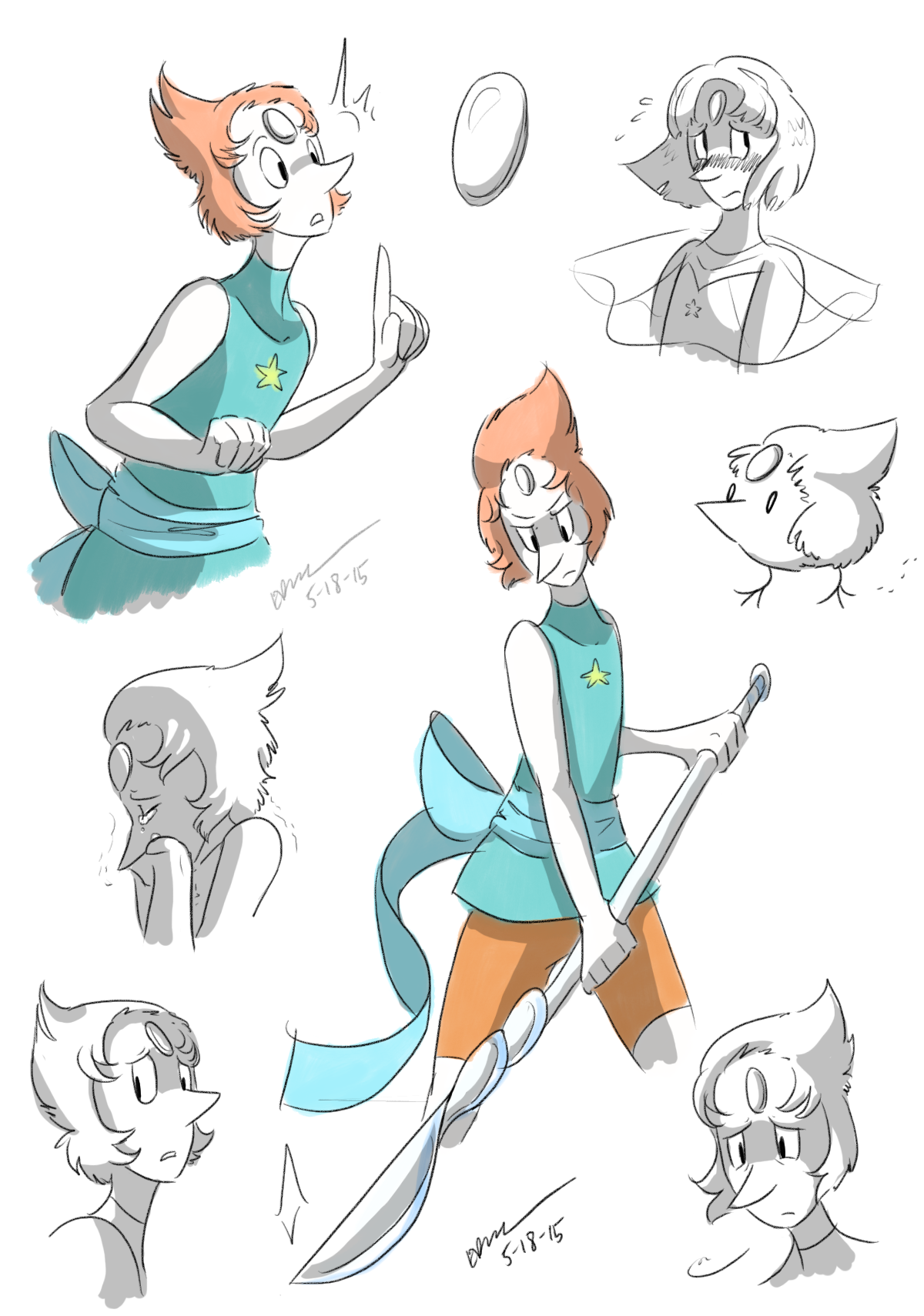 songbird-otter:  some Pearls because I was stressed this weekend but didn’t have