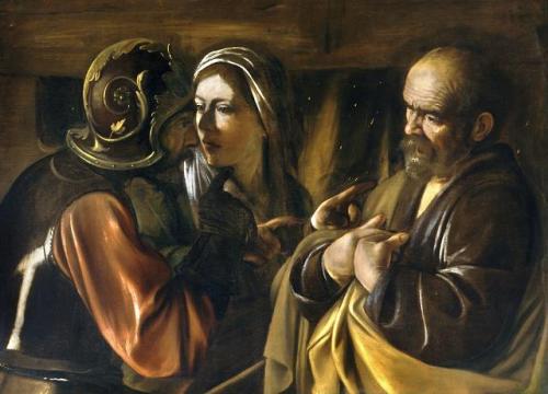 The Denial of St. Peter, Caravaggio, 1610