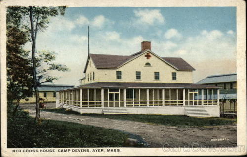 Camp Devens (Massachusetts, 1917).  This military camp was used as a reception centre and for traini