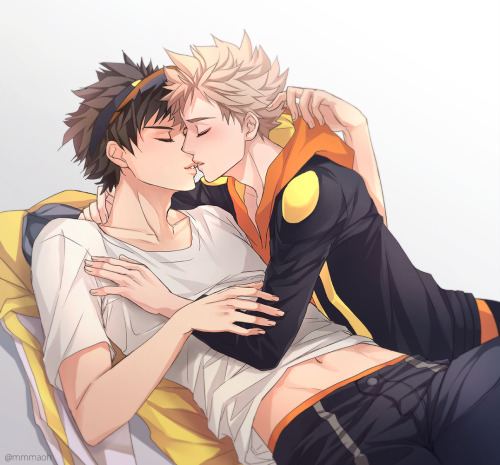 mmmaoh:  8.12.2016 - omg i drew more GoSpark… pouty Spark wants a kiss…. XD i’m killing myself with this ship guyssss i love it too muchhh  
