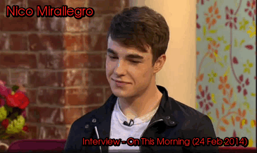 Interview with Nico Mirallegro : On This Morning GIF Set from My Mad Fat Diary (Stunt Bum)Nico’s real bum in The Village 