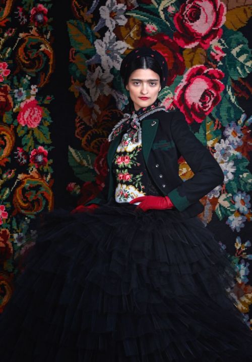 sartorialadventure:Susanne Bisovsky, Viennese fashion, spring 2012, “Frida II”