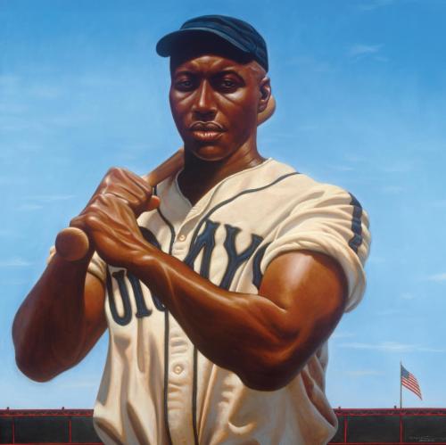 Assorted works from We Are the Ship: The Story of Negro League Baseball, Illustrated by Kadir Nelson