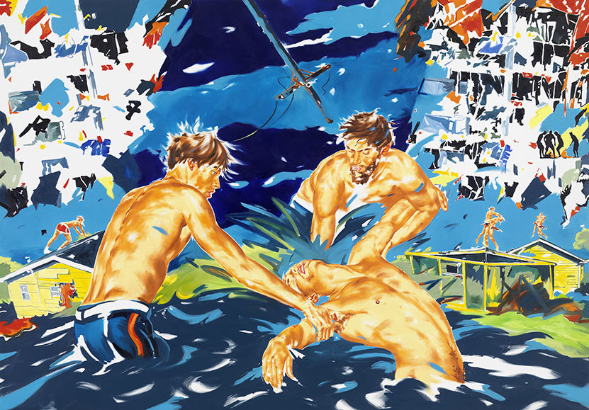 ultrawolvesunderthefullmoon:  Paintings by Norbet Bisky Norbert Bisky is a German