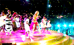  Shakira performing at the FIFA World Cup closing ceremonies (2006, 2010, 2014) 