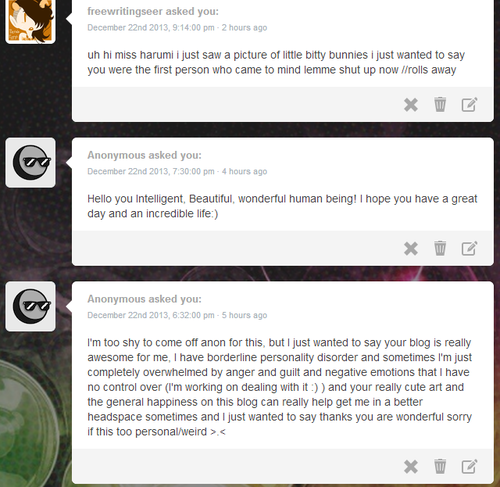   oh my goshhhhh where did all of you nice and cute ppl come from  hhh thank you
