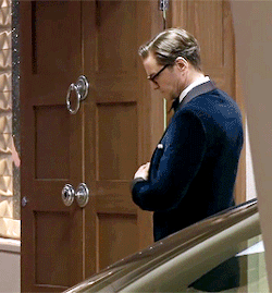 dailyfirth: Behind the Scenes of Kingsman: The Secret Service  GOD HE&rsquo;S HOT