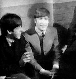 John And Paul During A Beatles Interview For Italian Television In 1963