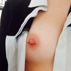 piercednipples:  3hundred6ty5days:  Forgot to post this  How could you?  :-)