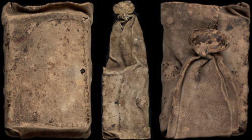 MS 84 - The Yale &ldquo;Girdle Book&rdquo;Girdle books were codices whose outer covers forme