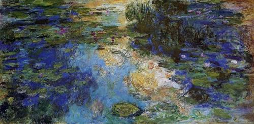 oilpaintinggallery:  The Water Lily Pond by Claude Monet, Oil painting reproductions