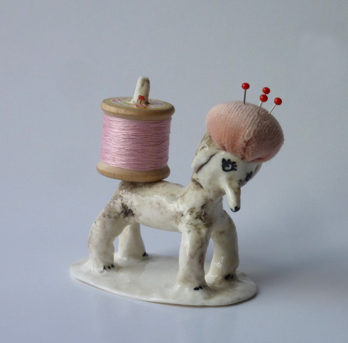 collectorsdream:  eleonorbostrom:  more haberdashery dogs going to höganäs  Eleonor Boström 