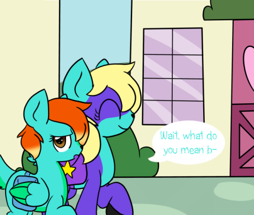 ask-shiningstar-and-skyla:  Skyla: Okay, where do these ponies keep coming from?!  x3
