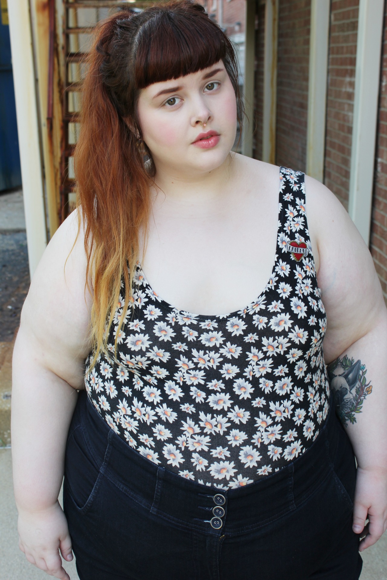 afatfox:  cellulite 5evrbodysuit ~ forever21+ (3x)shorts ~ torrid (26)shoes ~ target