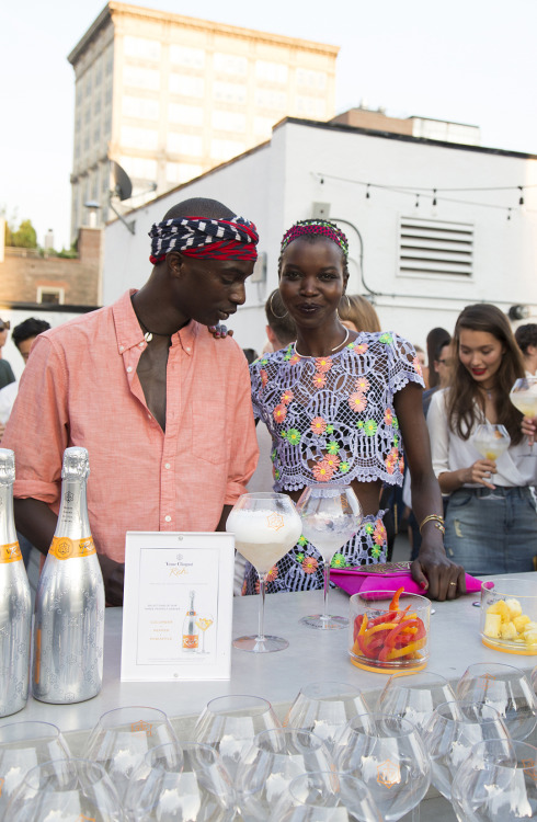 Digital Fashion Drinks on the Tumblr roof. Champagne by Veuve Clicquot. Photos by Julia Chesky. 