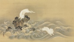 fujiwara57:  Kakemono 掛物  -  “Rabbits