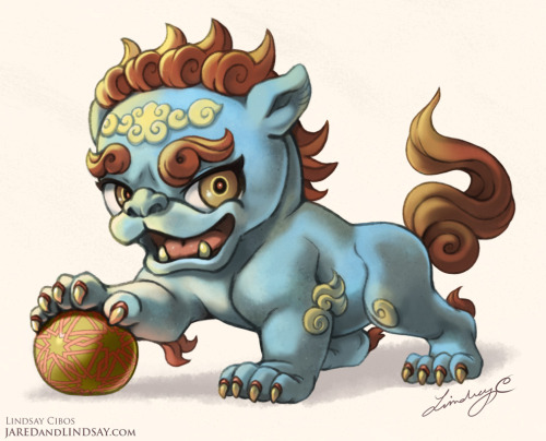 Lil Guardian ~ Shishi cub (+ concept sketches)