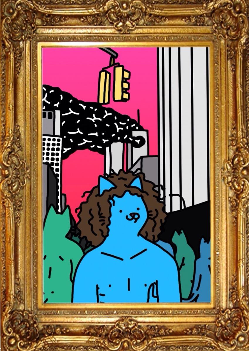 mechachief:  @leonkarssen ‘s latest masterpiece at The Louvre. 