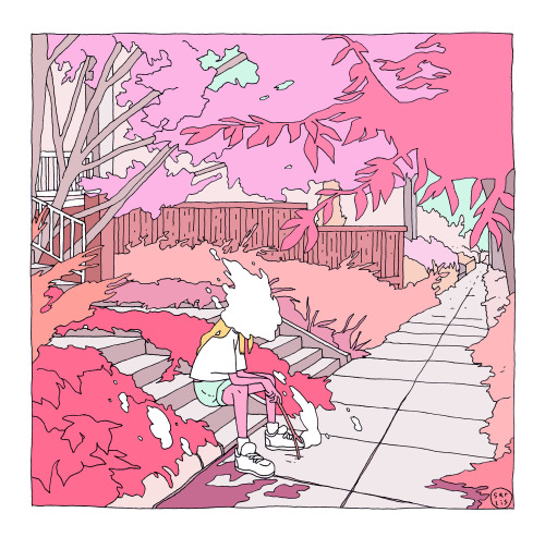 sarlisart:  settle - featured on division facade, prints here  ∪･ｪ･∪