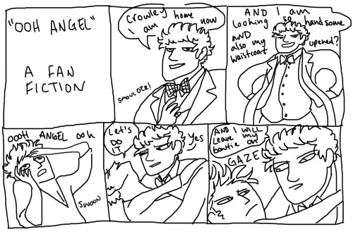 cuddyclothes: sungmee:good omens fanfiction be like(y’all seen that one kate beaton comic?) @w