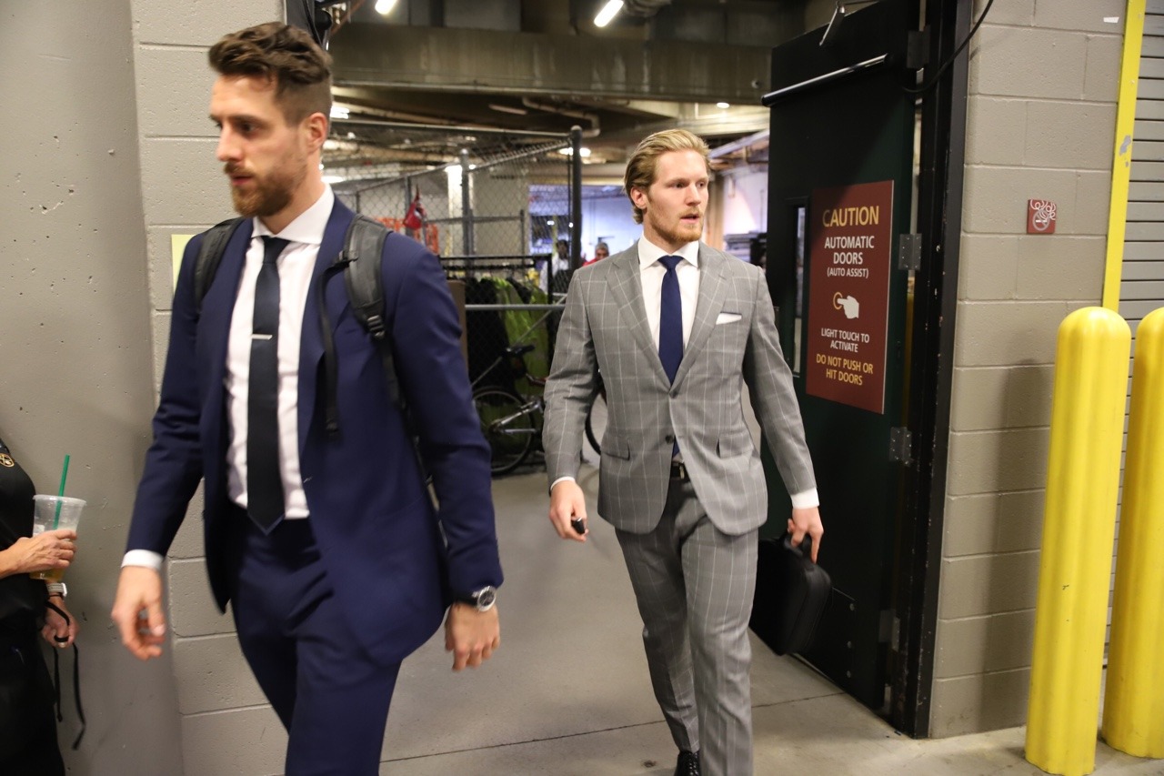 Colorado Avalanche Gameday Gabe In An Excellent Suit