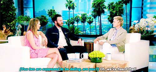 hansolos:  elizabeth olsen and chris evans talk about their dating rumours on the
