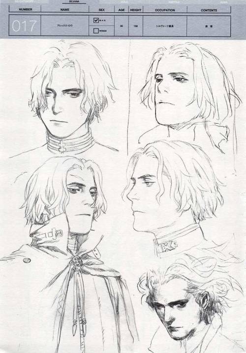 More sketches for Anon!Top and middle row are from the doujinshi &ldquo;All the Way Home&rdquo;botto