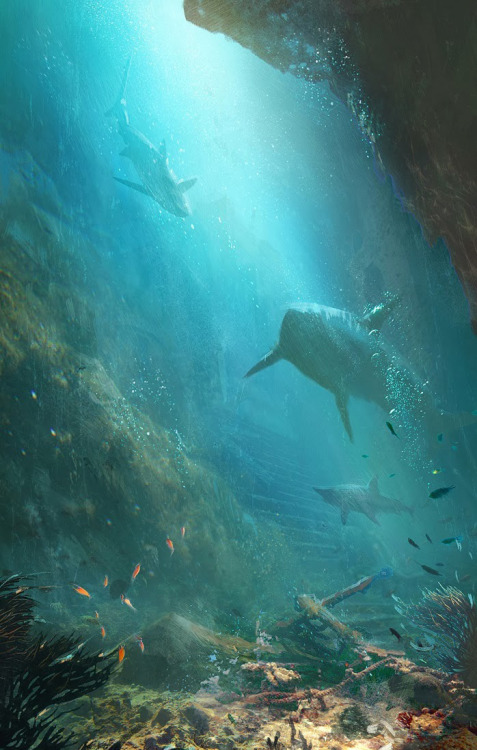 cinemagorgeous:  Some of the most beautiful concept art I’ve ever seen. By the spectacular Donglu Yu, for Assassin’s Creed IV: Black Flag.  