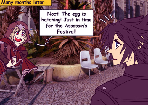 destiny-islanders:  I guess you could say that the Dream Egg from the Moogle Chocobo Carnival wasn’t… eggsactly what I was eggspecting. …I’ll show myself out.