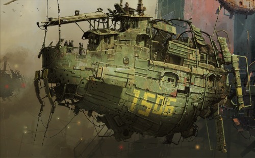 ijsimpson:  Artist-Ian McQue   I’m inspired……….  A