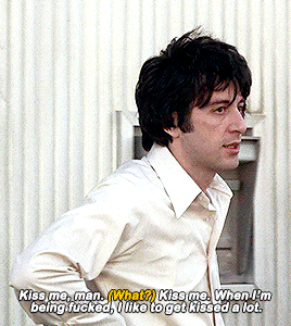 saoirseronan:Al Pacino as Sonny Wortzik in Dog Day Afternoon (1975)