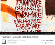 theothersideofparadise:  Paramore’s music videos on YouTube (Part I) (Part II)(Inspired by x) 