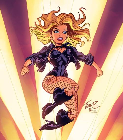 tombancroft1:Probably my fav coloring job of my #inktober2016 drawings (so far) from @jskipper_colorist ! #blackcanary #dccomics #inktober