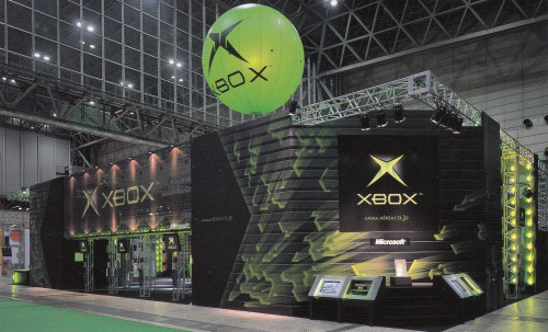 Tokyo Game Show 2001 Spring “XBOX Booth” place: Makuhari, Chiba