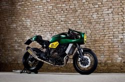 caferacerpasion:  ðŸ Back to the past. Yamaha XSR700 â€ªâ€ŽCafe Racerâ€¬ by WS-Motorradtechnik.Estilo del pasado con las prestaciones y tecnologÃ­a de hoy en dÃ­a. Mira que guapa ha quedado esta â€ªâ€ŽYamahaâ€¬:http://www.caferacerpasion.com/yamaha-xsr7