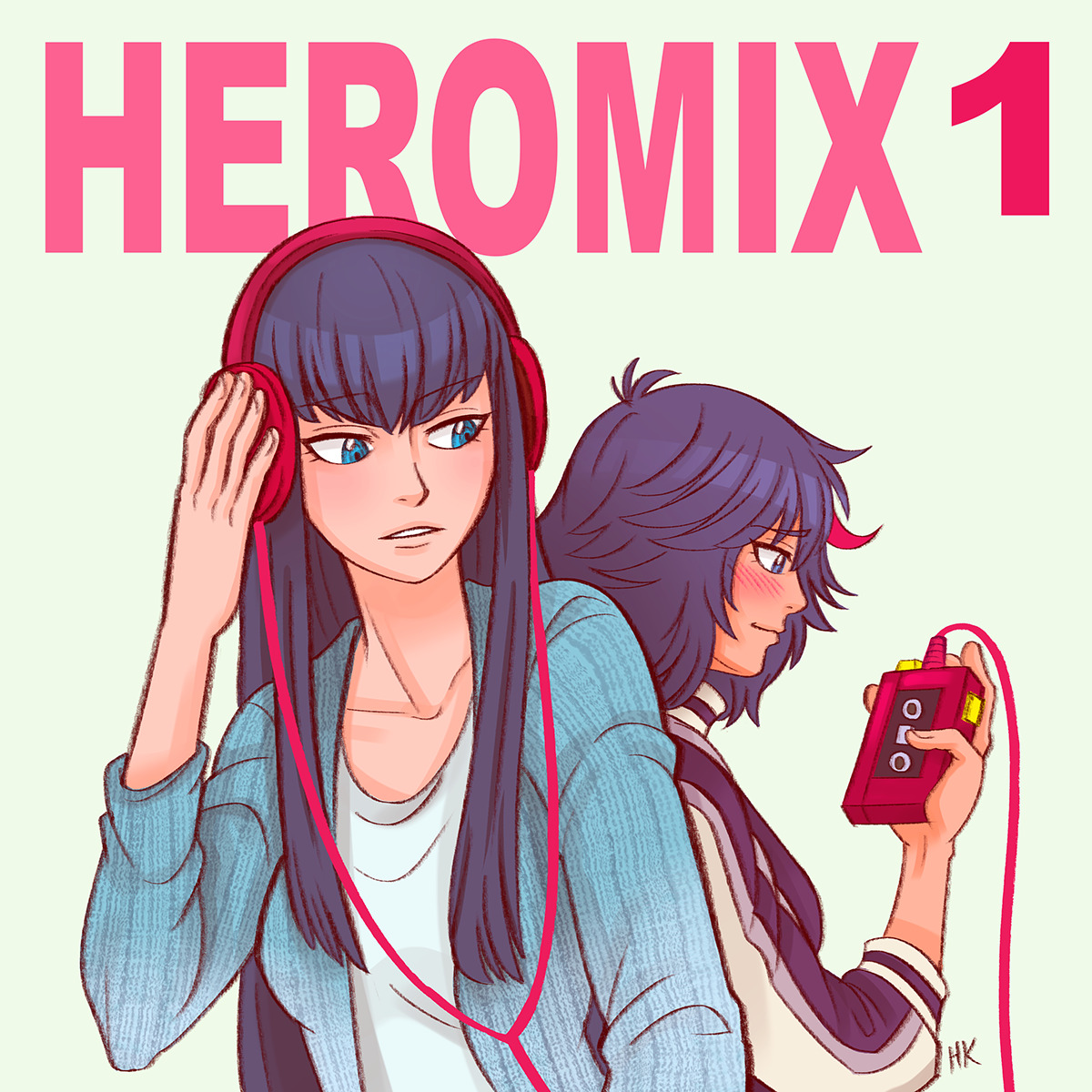 herokick:  HEROMIX 1 ☆ [ listen at 8tracks ]✂ KILL la KILL (AU), Ryuko x Satsuki,