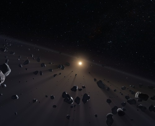 Asteroid beltThe asteroid belt is the circumstellar disc in the Solar System located roughly between