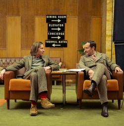 anberlins:  Wes Anderson and Jude Law on