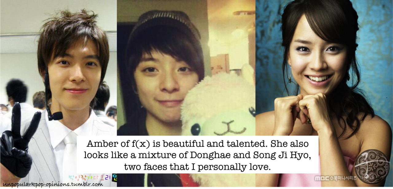 Unpopular K-pop Opinions — Amber of f(x) is beautiful and talented. She  also...
