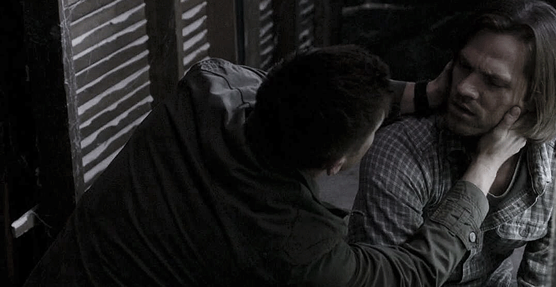sam-and-dean-forever:  “You’re my weak spot, Sammy.” “You are.” “And