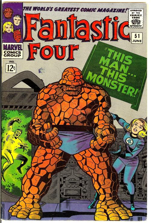 Fantastic Four # 51 , June 1966 , Marvel ComicsOn the cover : Mister Fantastic [ Reed Richards ] ; t