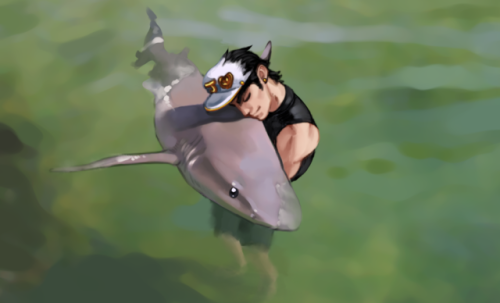 nanabriere:When you lose your shark but then you find him again. 