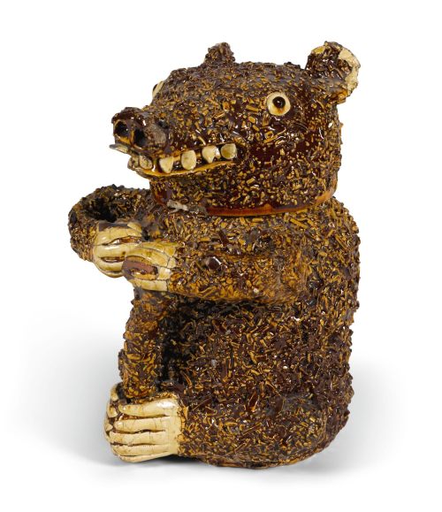 desimonewayland: Bear Jug Probably Staffordshire, England, 18th century Brown stoneware, made circa 