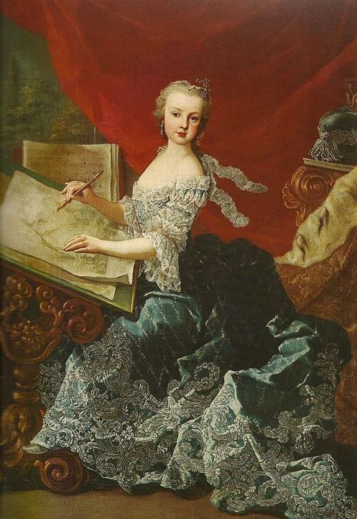 Maria Christina of Austria by Martin van Meytens, 1750