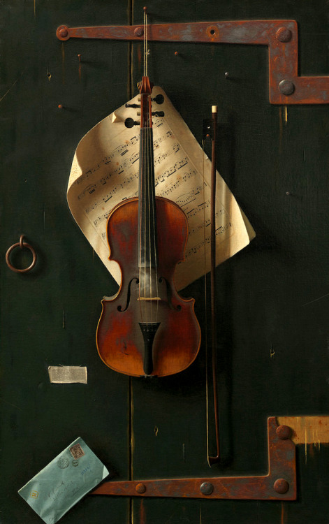 William Michael Harnett, The Old Violin,1886